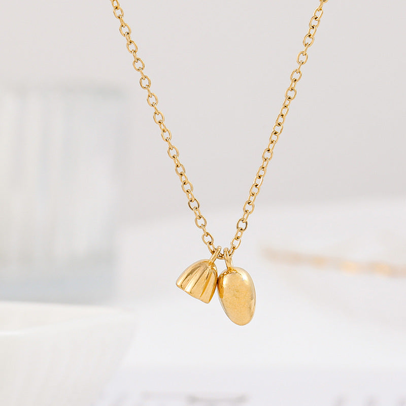 Wholesale Light Luxury Titanium Steel Necklace ACC-NE-Quanx007