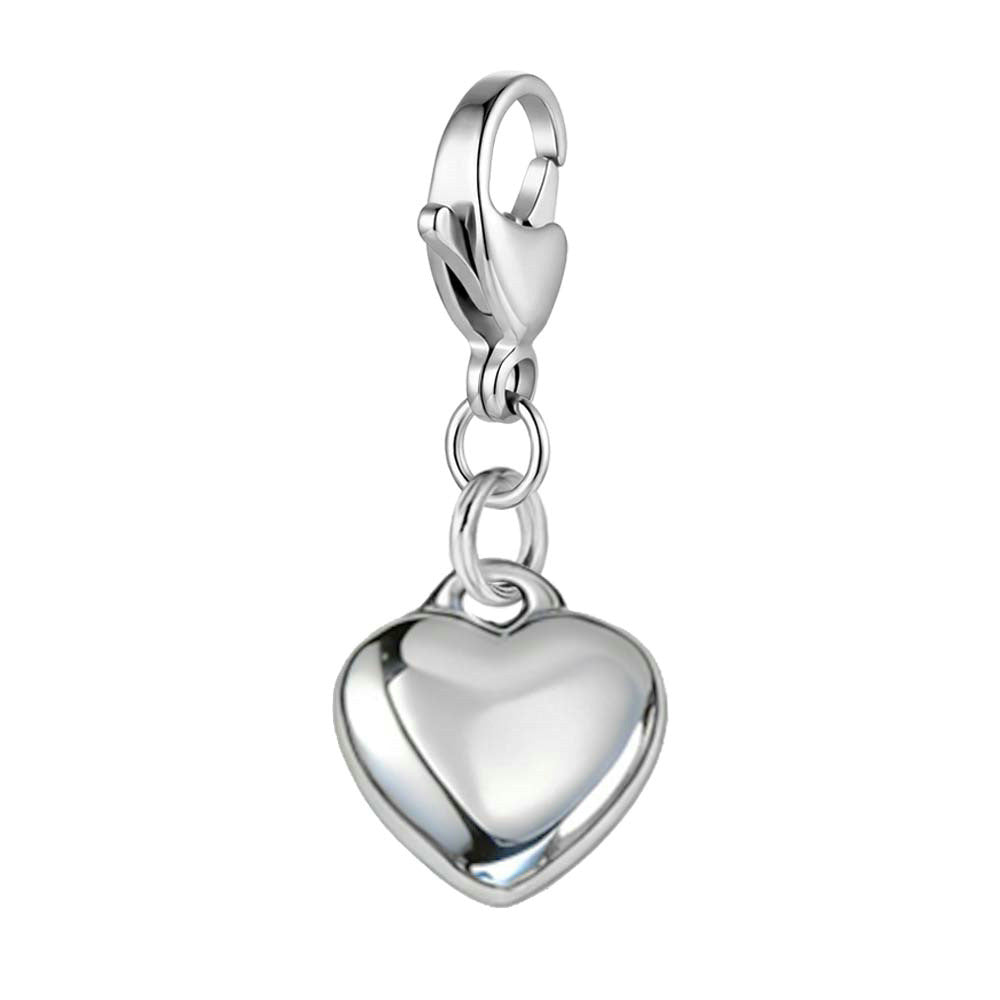 Wholesale Stainless Steel Gold Silver Patterned Lobster Clasp Pendant DIY Shoe Charm Jewelry Accessory Boutique Gift