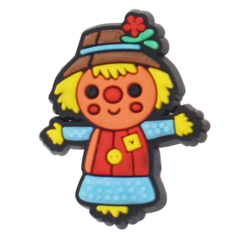 Wholesale Random 100pcs Farm Theme Cartoon Shoes Accessories Shoes Charms ACC-SC-RYY050