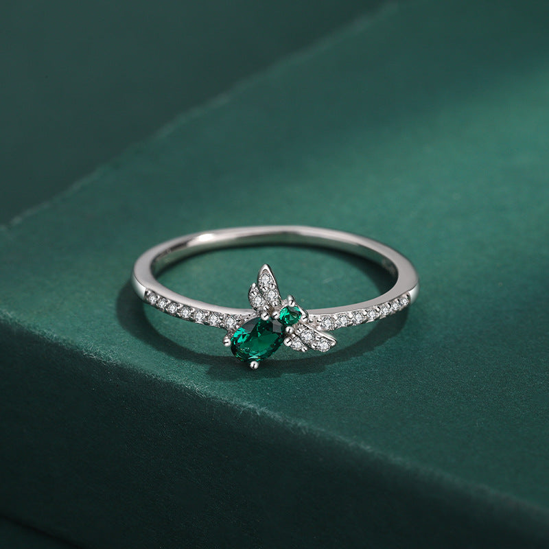 Wholesale S925 sterling silver beehive insect ring