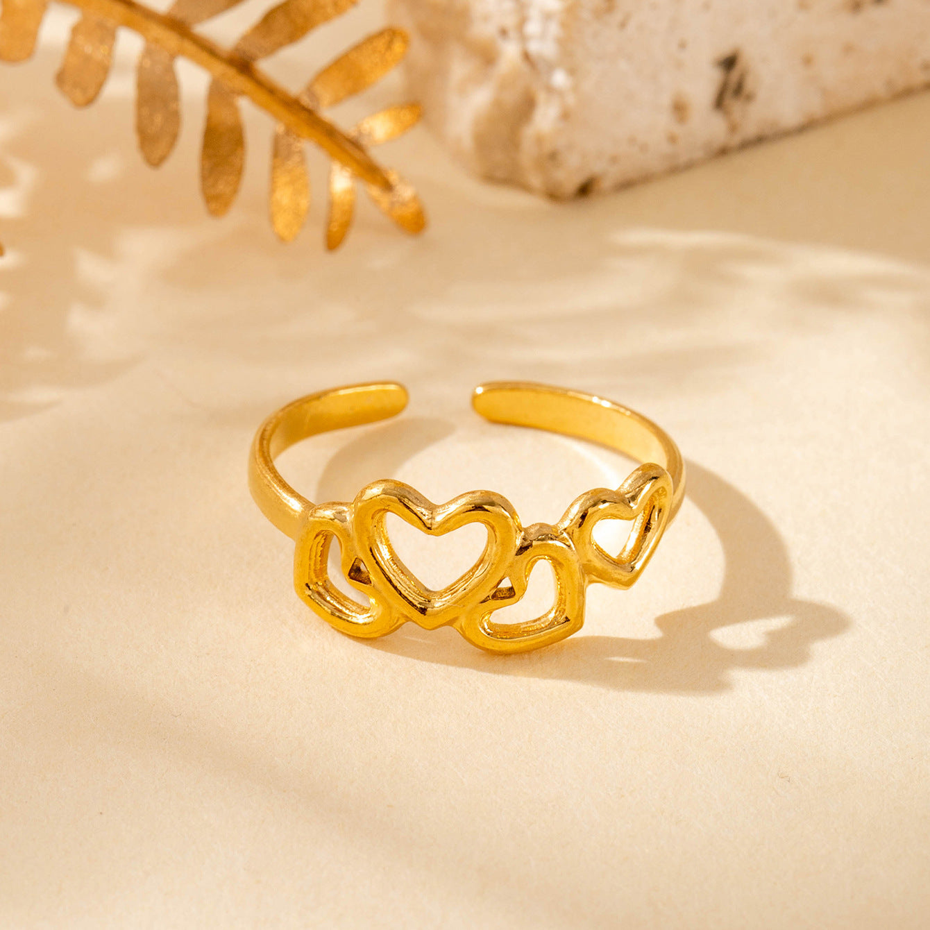 Wholesale  Snake Love Vintage Titanium Steel Opening Adjustable Ring