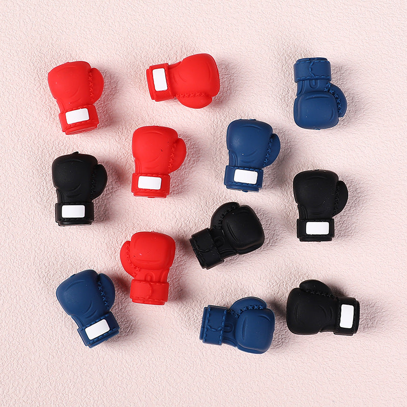 Wholesale 20pcs Cartoon Boxing Gloves Focal Beads DIY Bead Accessories