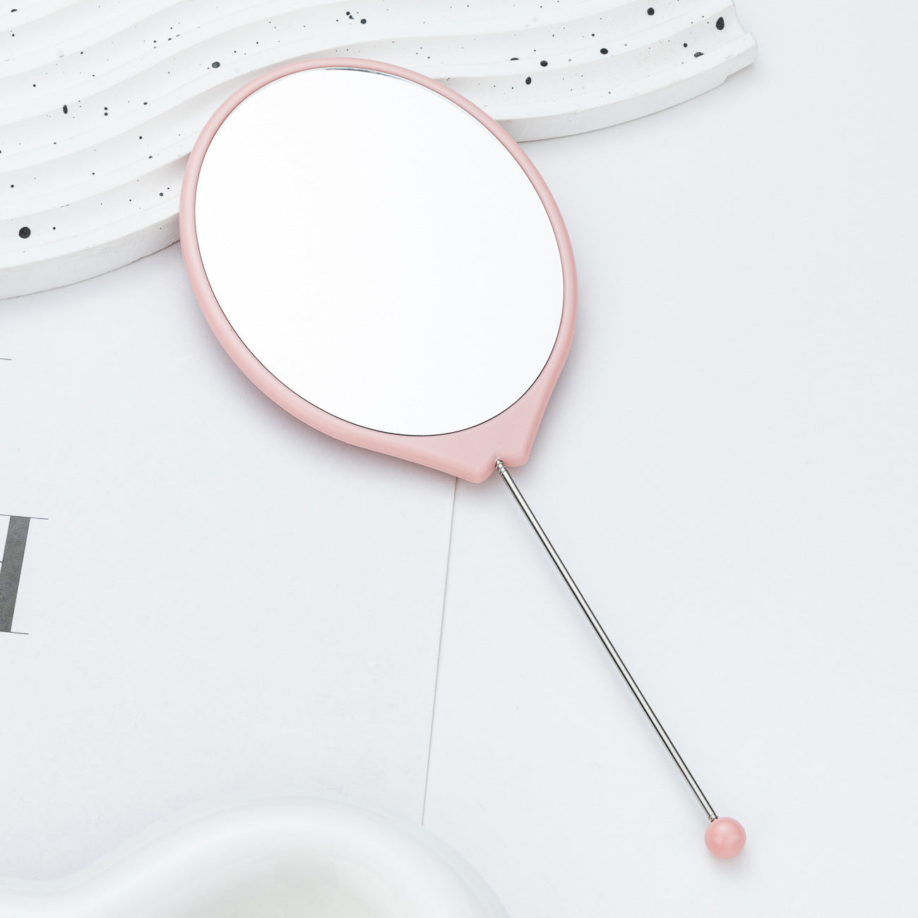 Wholesale DIY Beadable Handheld Makeup Mirror