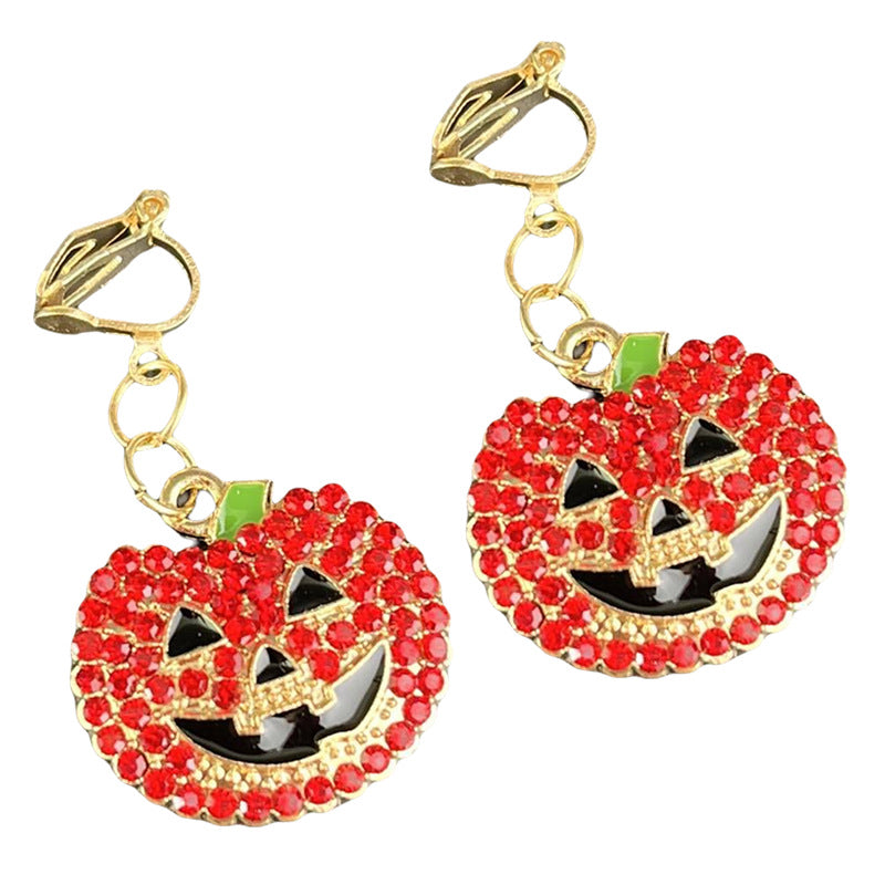 Wholesale 2 pairs/pack Halloween Ghost Pumpkin Earrings