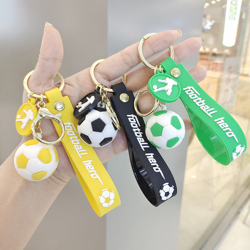Wholesale World Cup Cartoon Mini Simulation Football Keychain