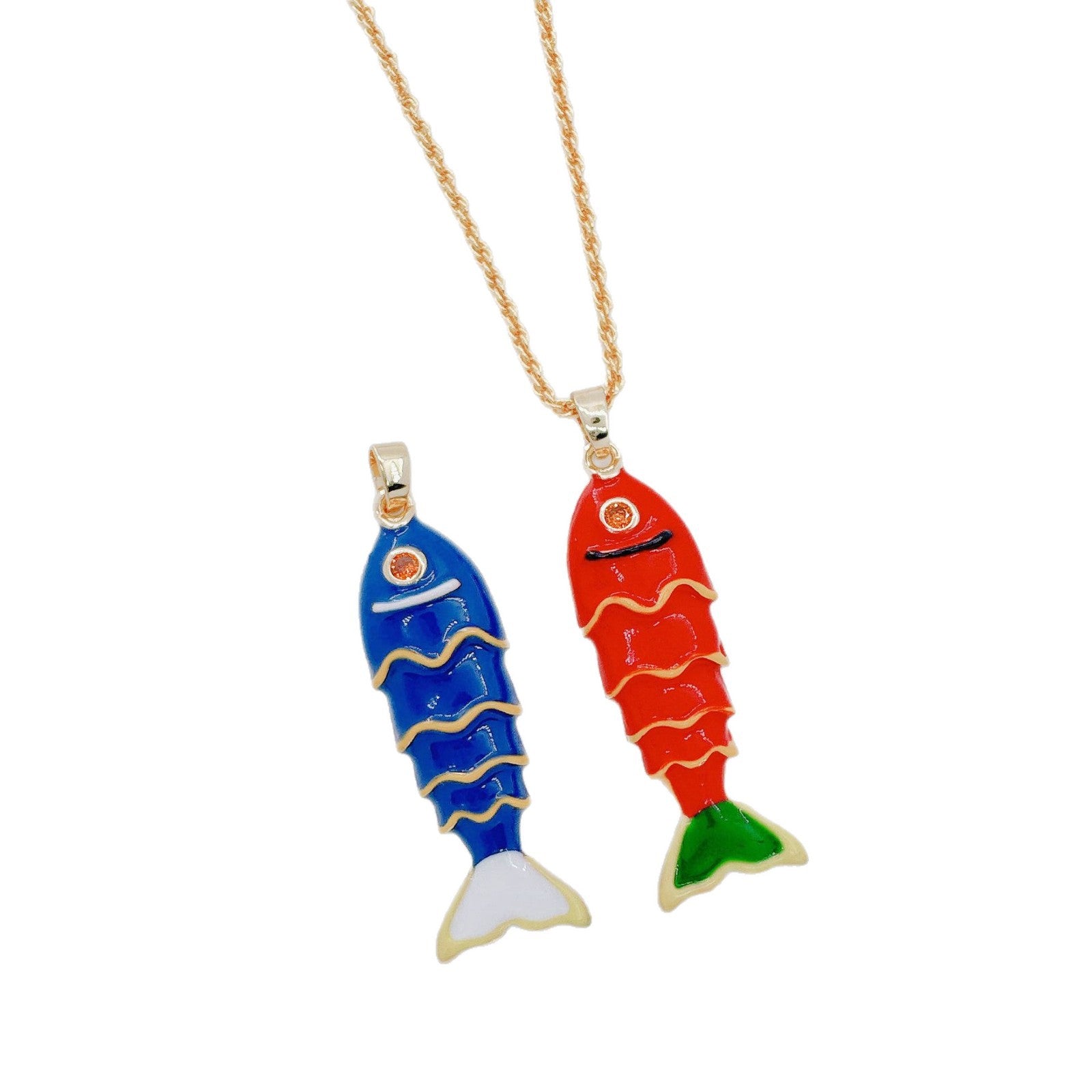 Wholesale Ocean Themed Copper Electroplated Necklace Pendant for Women Boutique