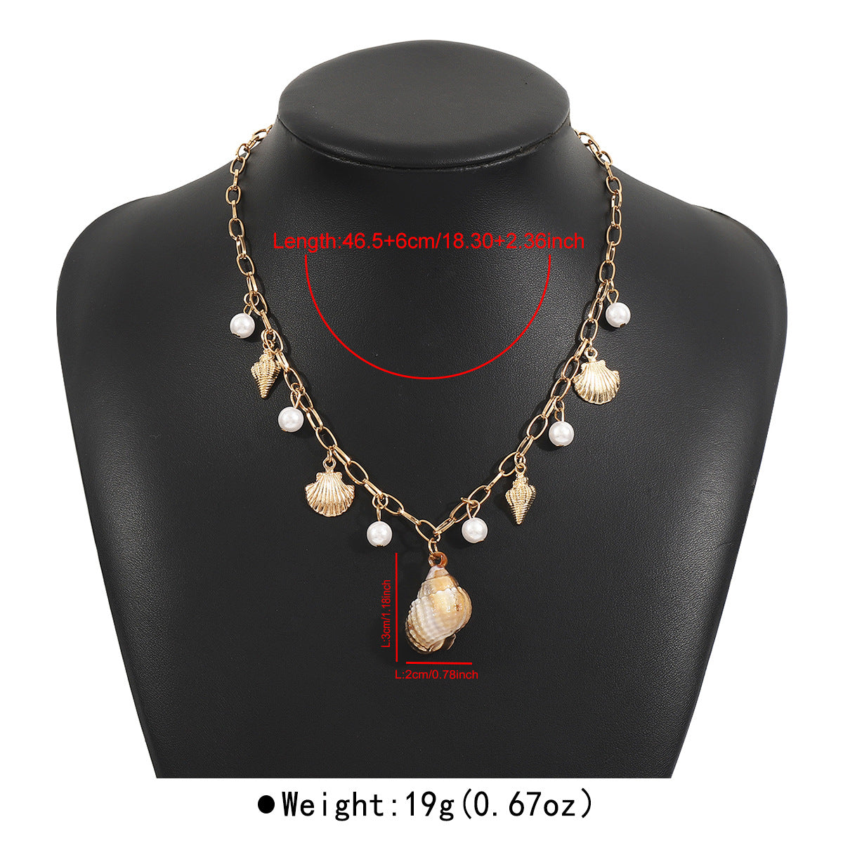 Wholesale  Ocean Wind Pearl Tassel Necklace