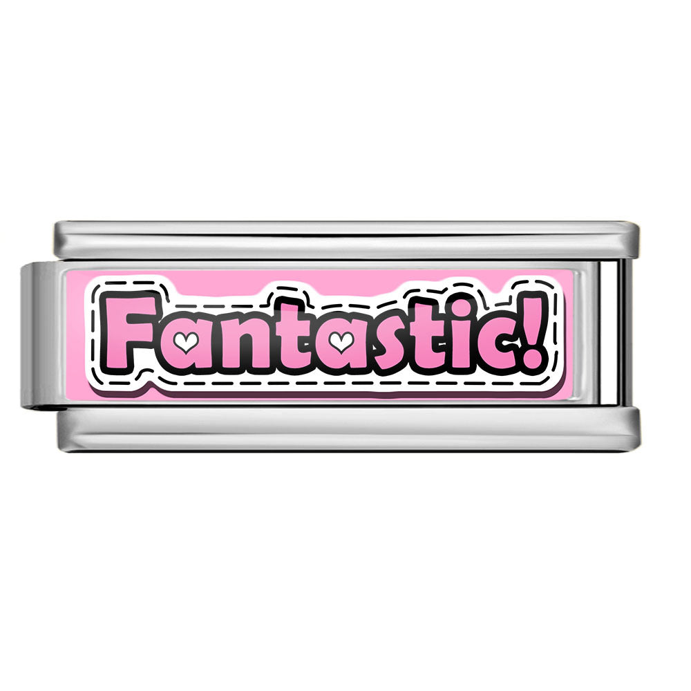 Wholesale 9mm Italian Charm Starter Bracelets DIY Letter Single Section Creative Stainless Steel Composable Bracelet