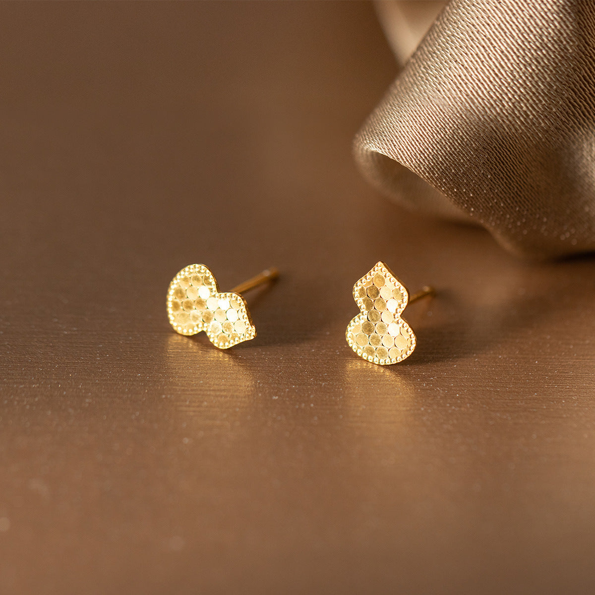 Wholesale  S925 Sterling Silver  Gourd Earrings