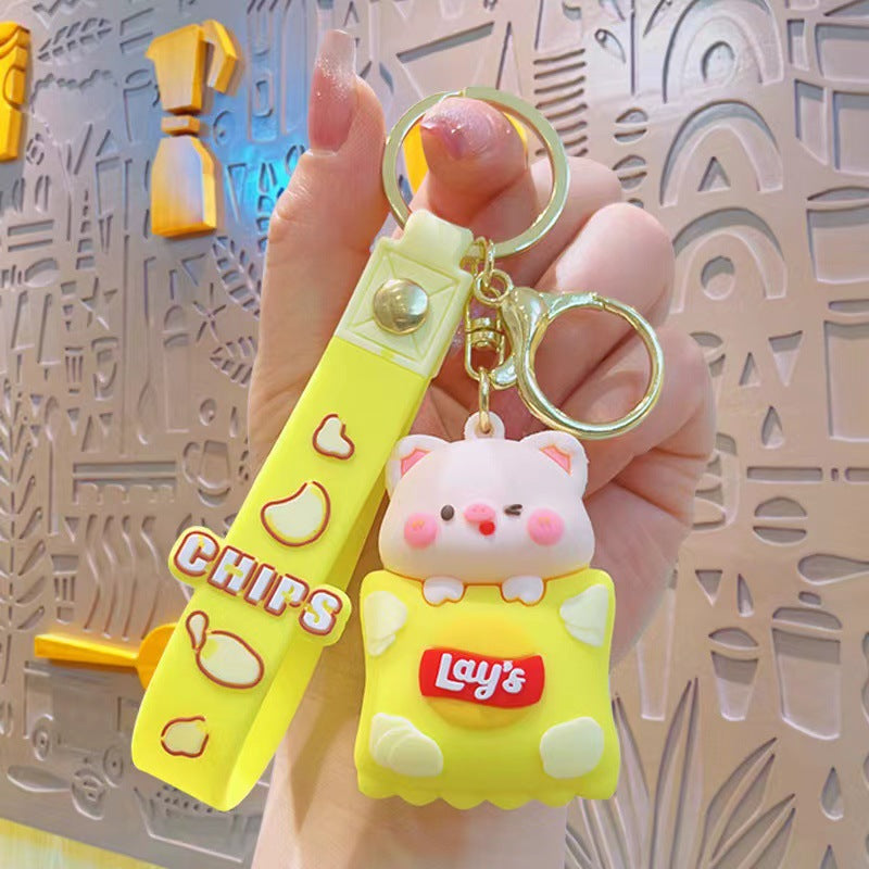 Wholesale Cartoon Cute Plastic Keychain ACC-KC-Kelan010