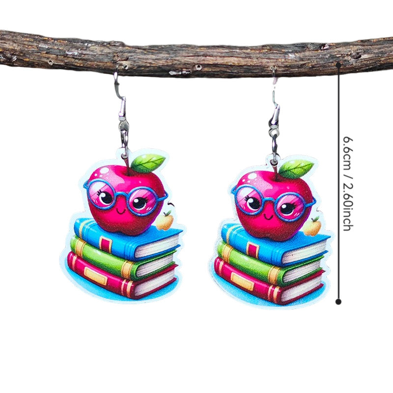 Wholesale Academy Style Earrings Graduation Season Creative Owl Earrings