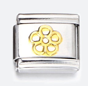 Wholesale Italian Charm Bracelet 9mm DIY Splicing Removable Purple English Letters Stainless Steel Composable Bracelet