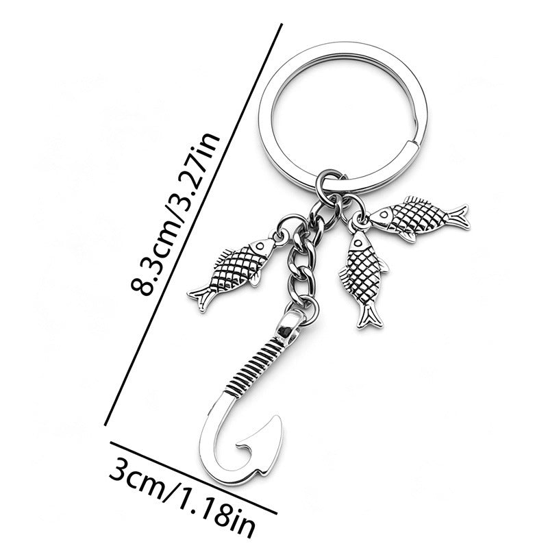 Wholesale Trendy Glowing Seashell Keychain Cute Starfish And Conch Charm For Couples Car Key Accessory Gift