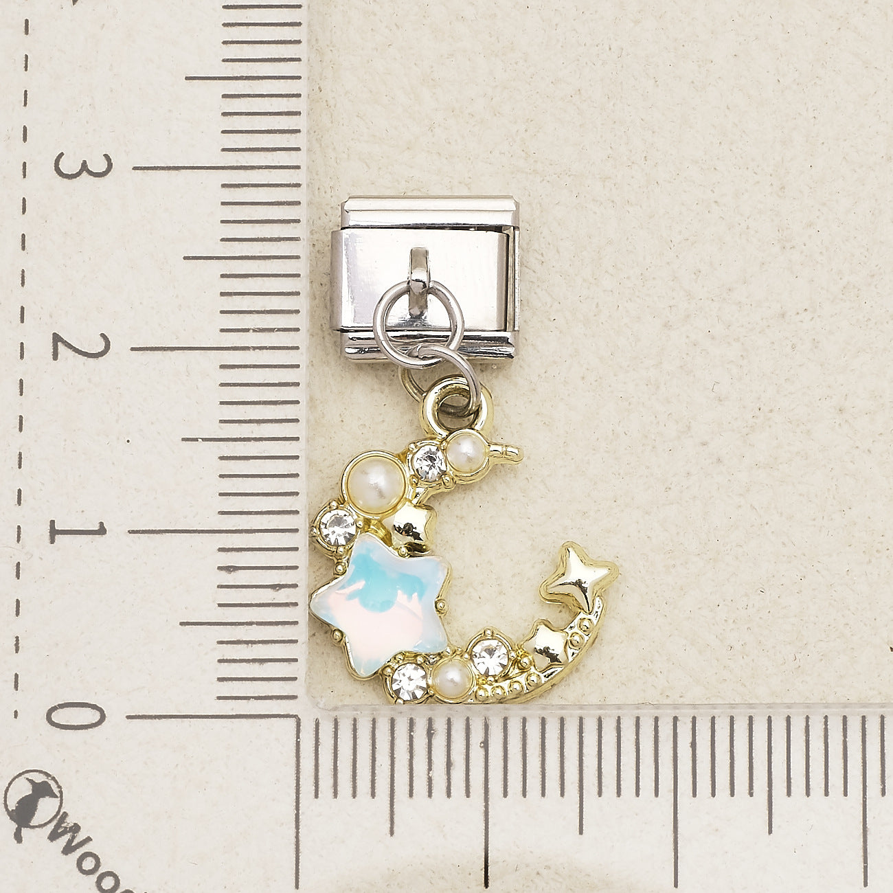 Wholesale Italian Style Stainless Steel Pendant Charms Heart Butterfly Shell Moon Flower Fish Tail DIY Jewelry Making Accessory For Boutique Resale