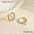 Wholesale Gold and Silver Color Matching Earrings Stainless Steel Earrings