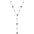 Wholesale Titanium Steel 18K Gold Plated Long Tassel Bead Chain Necklace