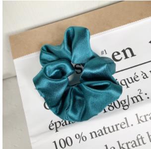 Wholesale satin dot large hair tie