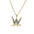 Wholesale Hot Hip Hop Pendant Necklace Fashion Trend Men's Letter W Diamond Necklace