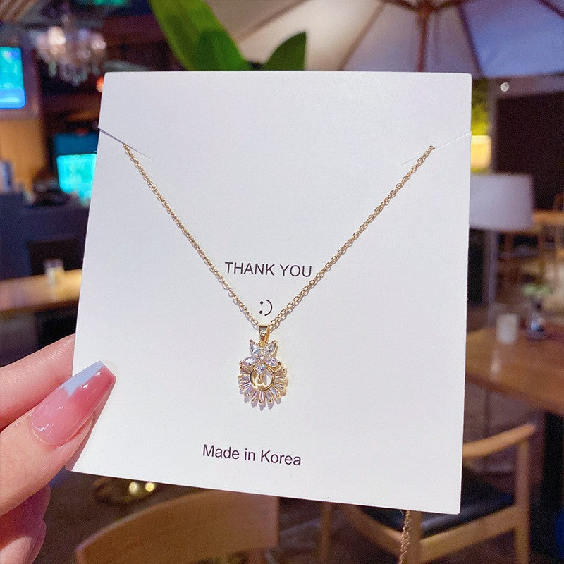 Wholesale Titanium Steel Non-fading Necklace Clavicle Chain Choker Necklace ACC-NE-Xiyue001