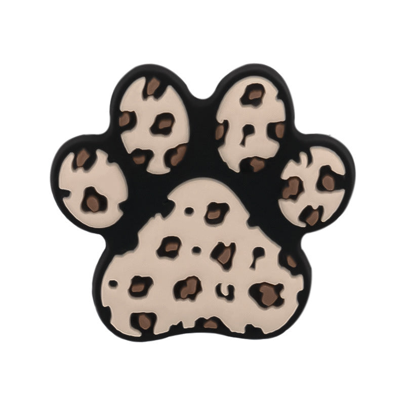 Wholesale Random 100pcs Leopard Print Series Shoes Accessories Shoes Charms