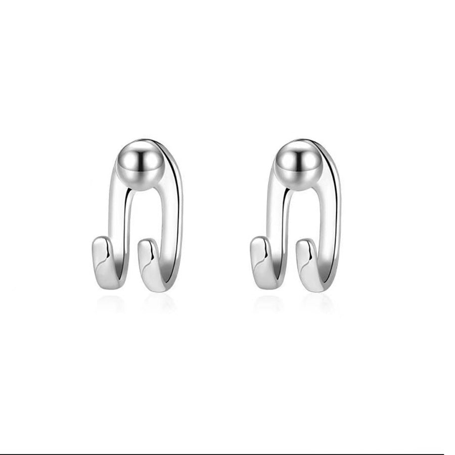 Wholesale men's hook detachable hip hop punk earrings