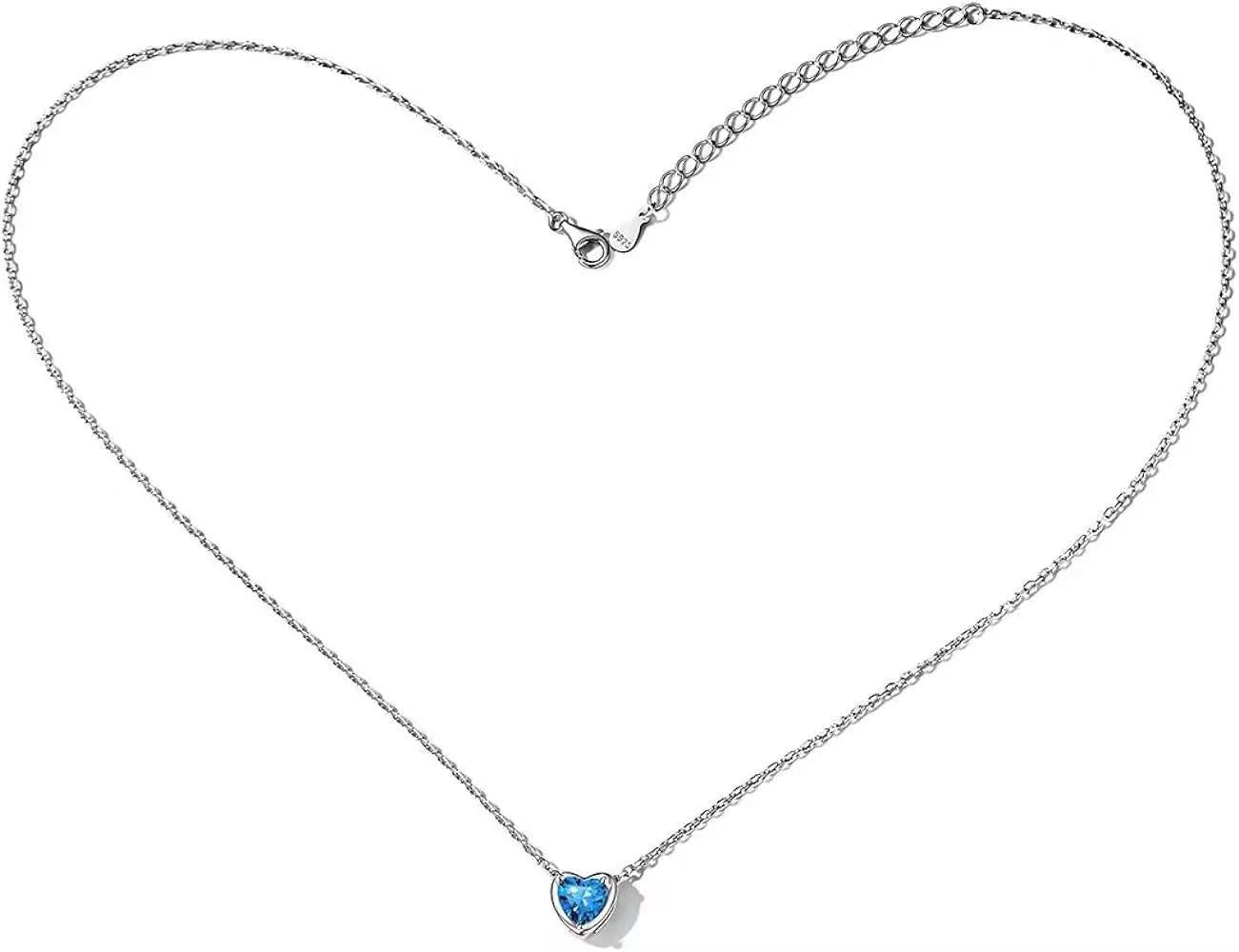 Wholesale carat heart shaped diamond love necklace