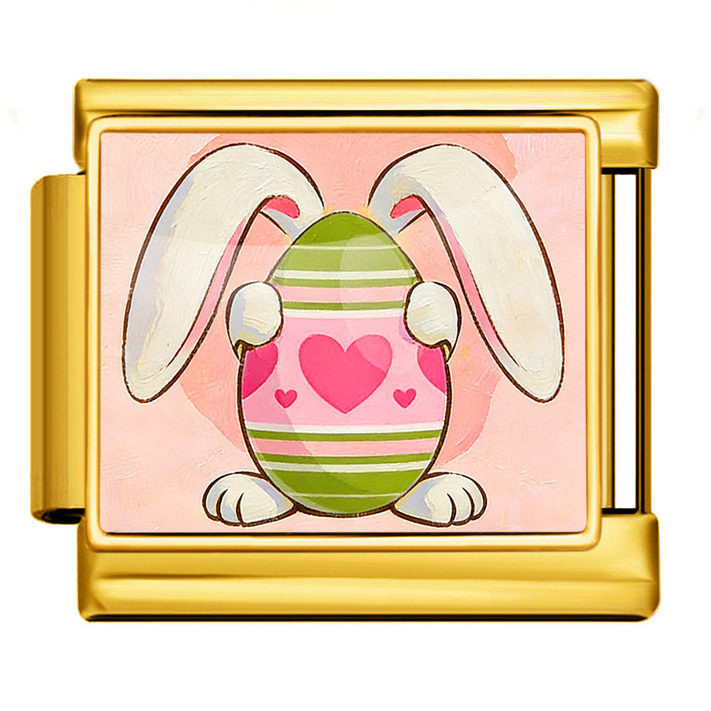 Wholesale Easter Egg Design Stainless Steel Bracelet,  Fashion Accessory for Boutique Resale