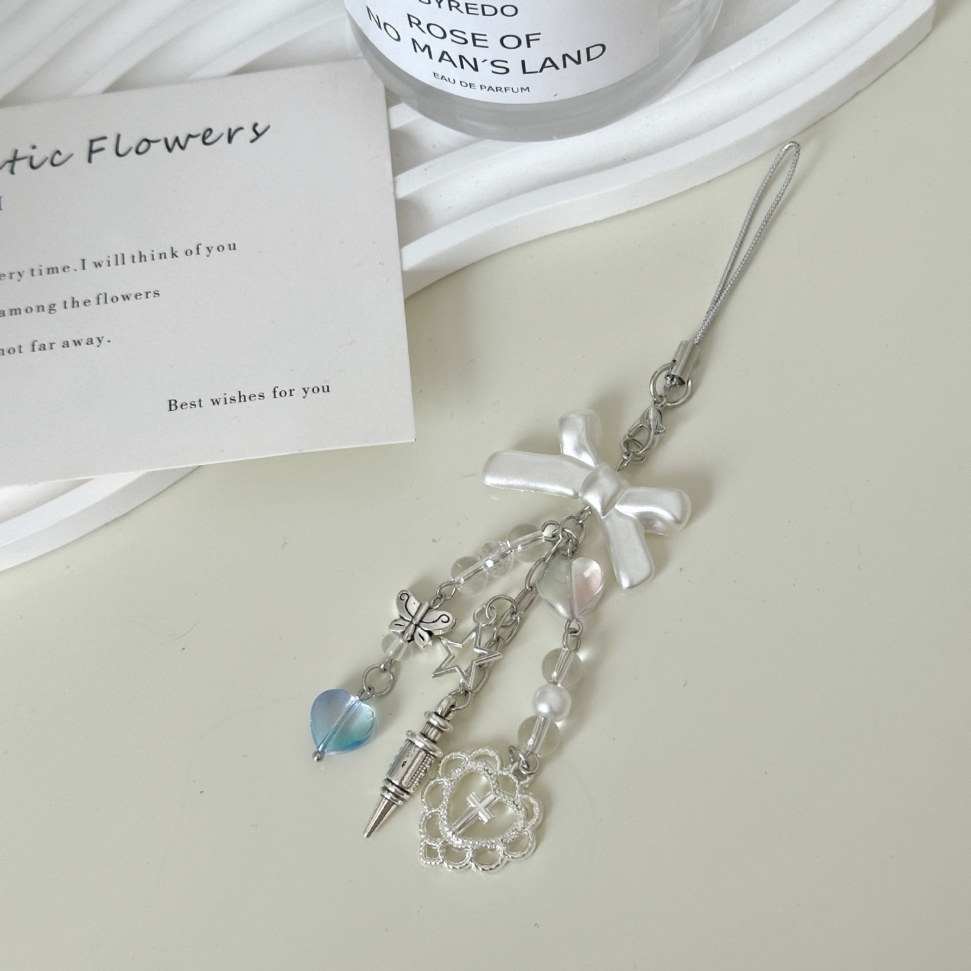 Wholesale Plastic Love Bow Keychain