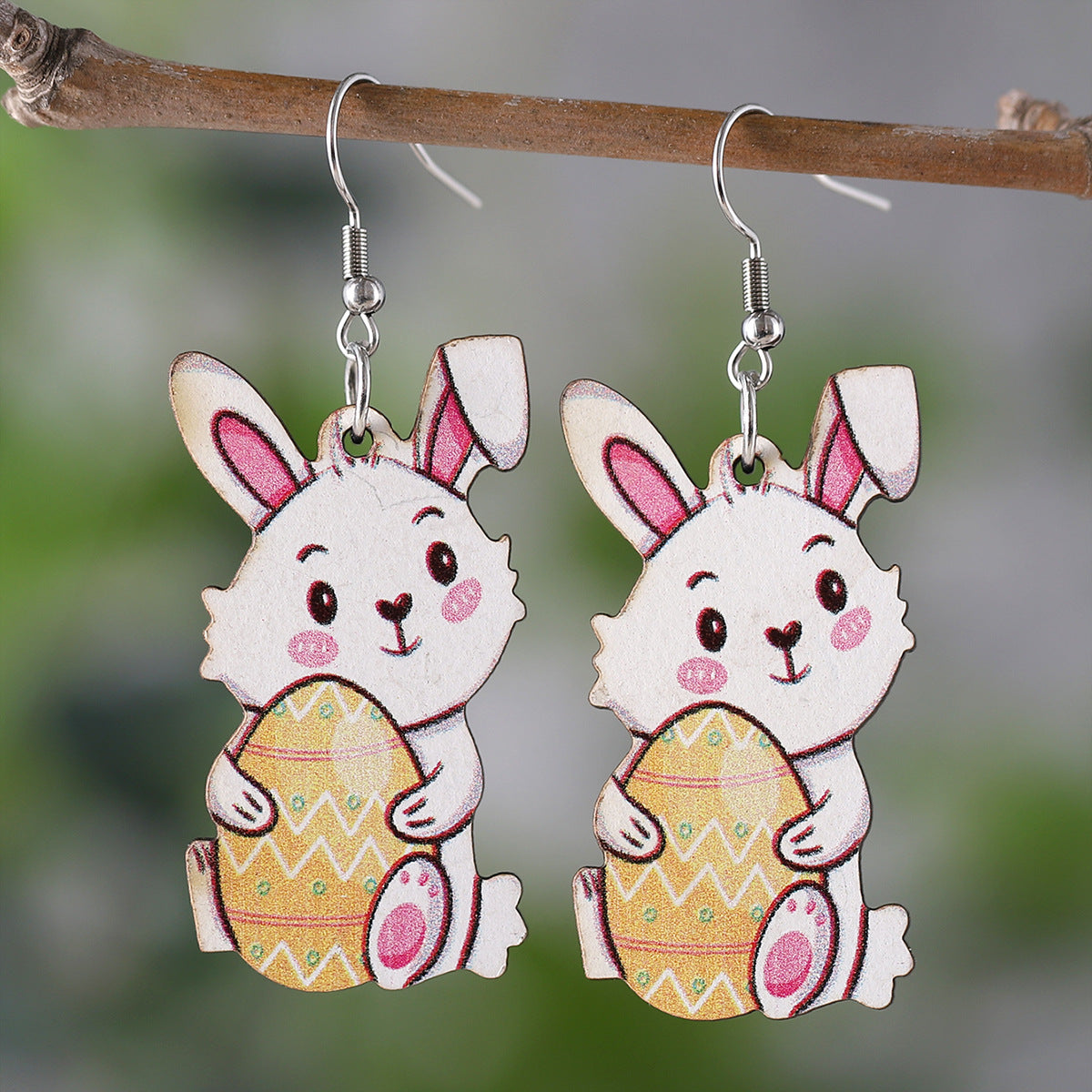 Wholesale  Easter football baseball rugby basketball egg rabbit dwarf pendant earrings