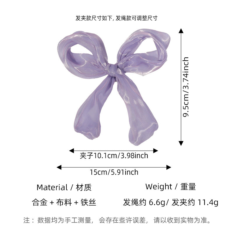 Wholesale princess bow hairpin hair scrunchies