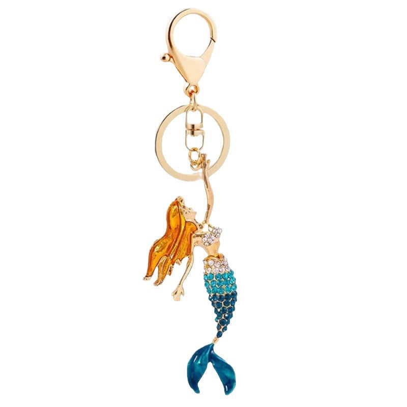 Wholesale Cute Mermaid Keychain,  Women' s Accessories,  Car Key Pendant,  Key Chain,  Direct Supply from the Manufacturer