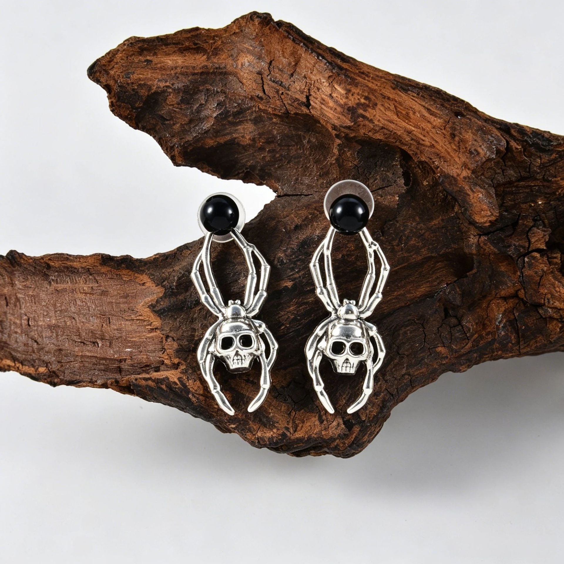 Wholesale Zinc Alloy Skull  Earrings  Gothic Jewelry Accessory Party Wear Gift