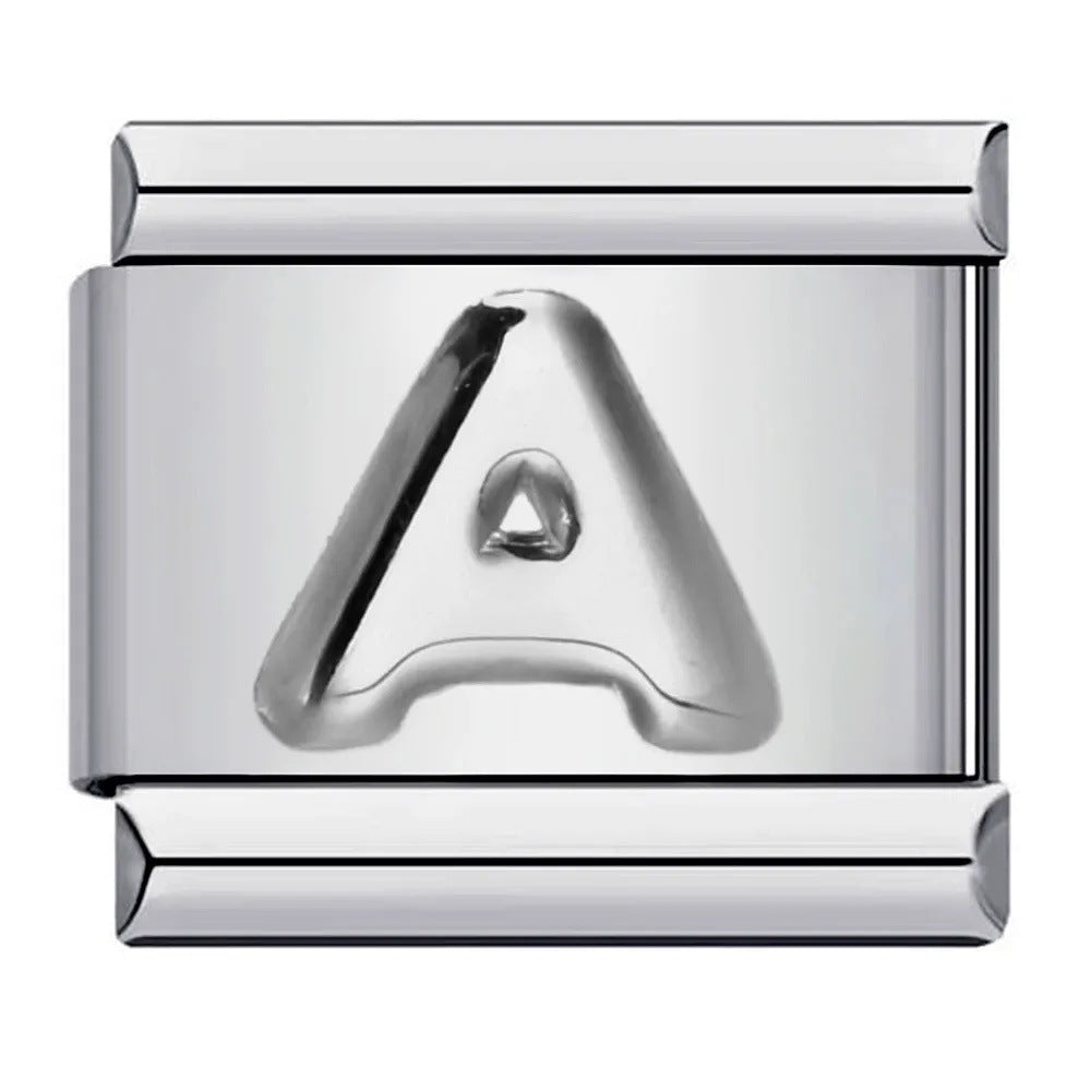 Wholesale Italian Charm Bracelet 9mm DIY punk Creative Stainless Steel Composable Bracelet