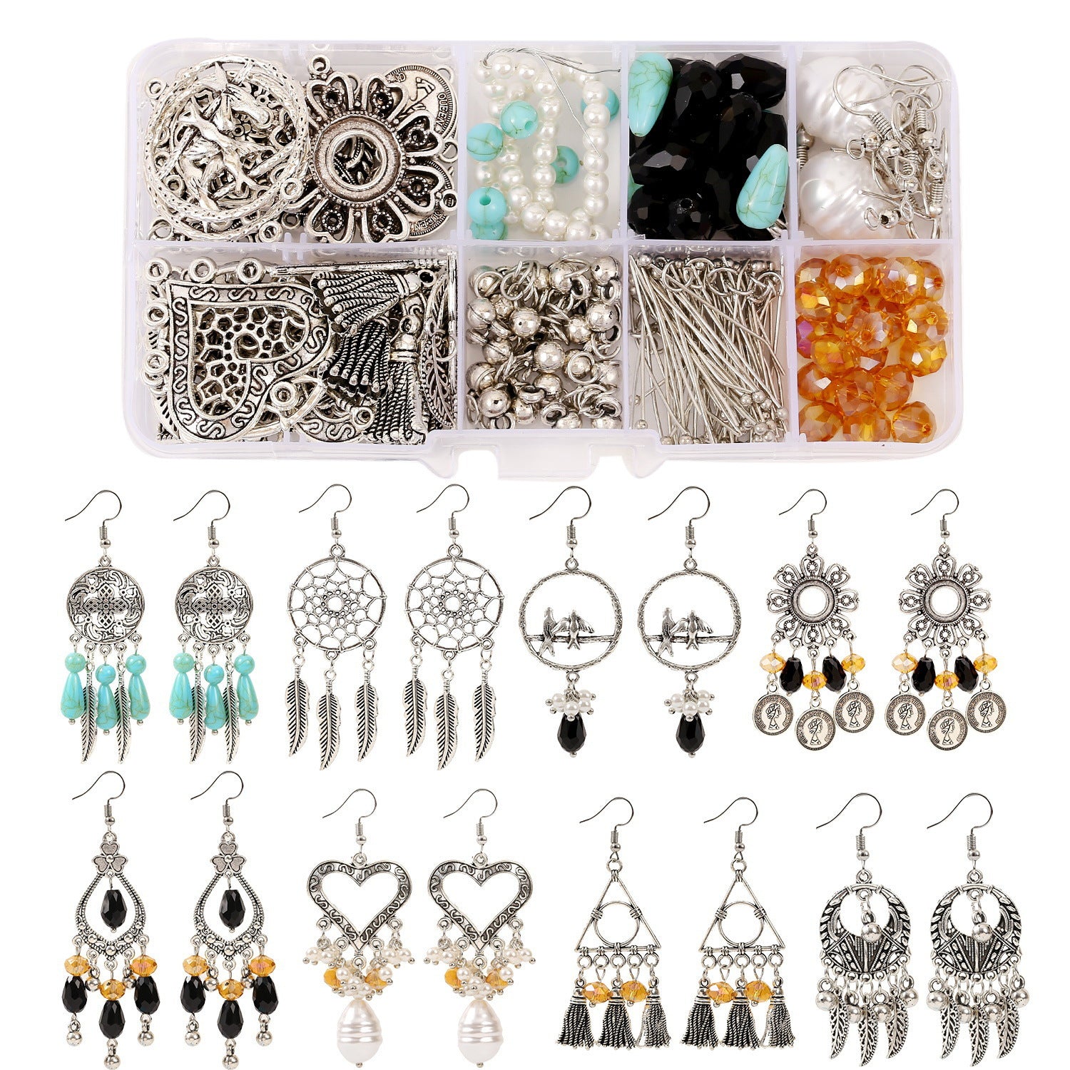 Wholesale European and American Cross-border Bohemian Ins Marine Jewelry Pearl Shell Earrings Alloy Natural Summer Shell Earrings