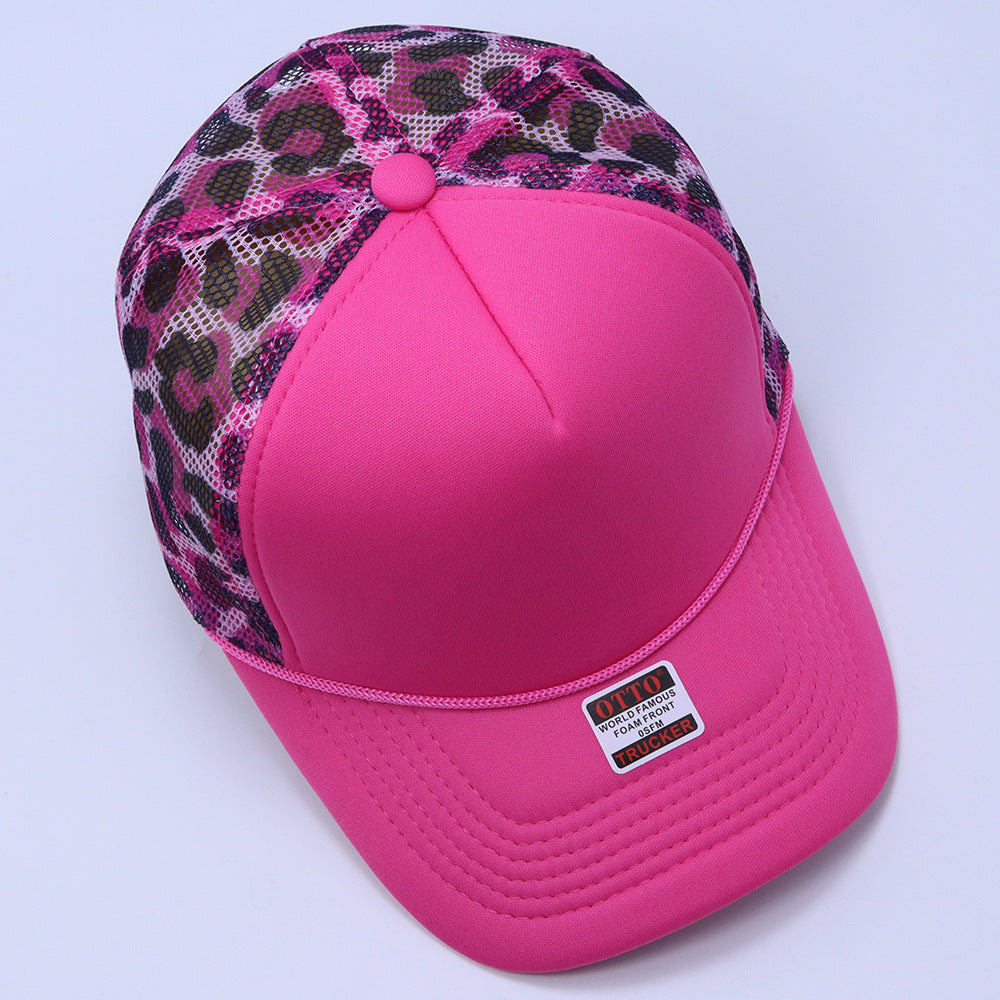 Wholesale  outdoor leisure sun hat leopard plaid baseball cap