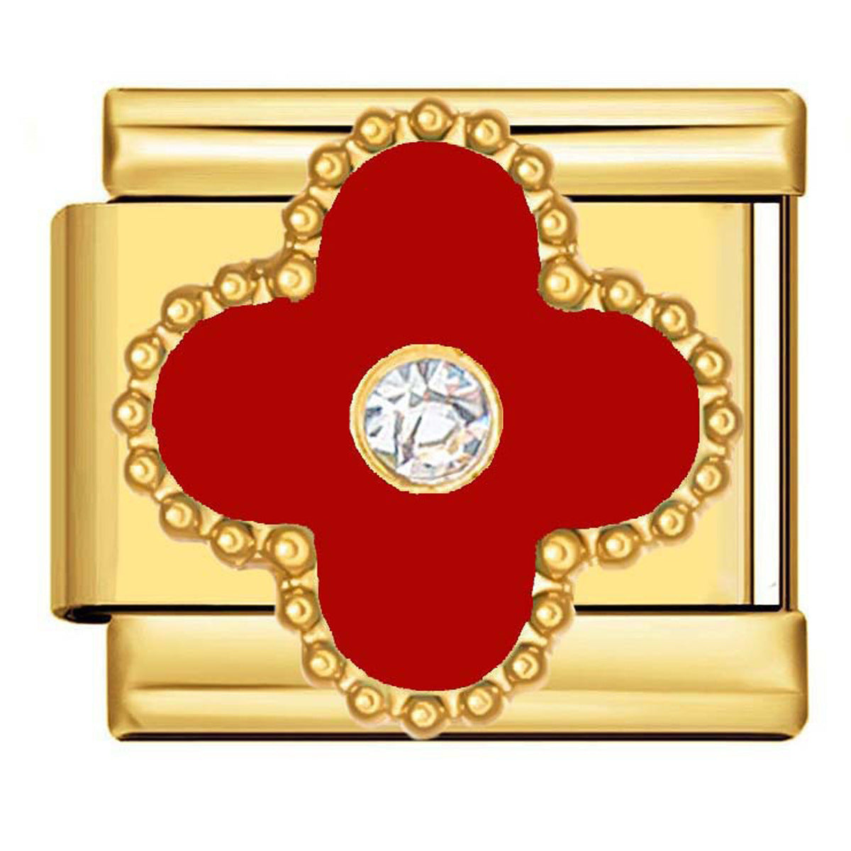Wholesale 9mm Italian Charm Starter Bracelets DIY square Single Section Creative Stainless Steel Composable Bracelet