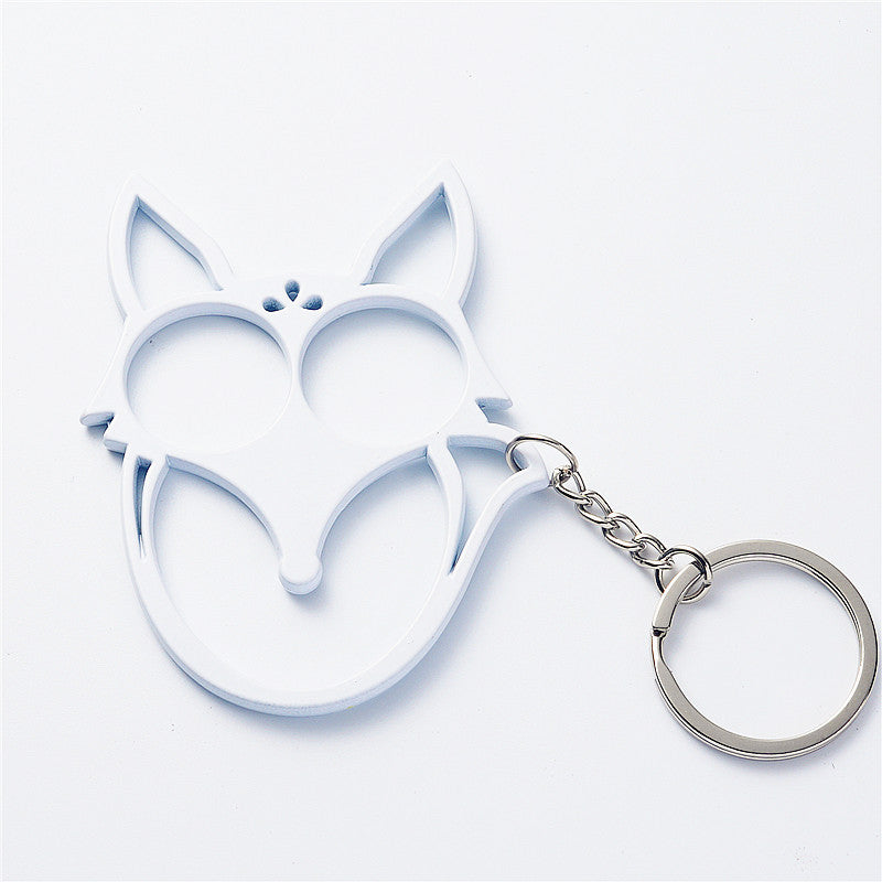 Wholesale Outdoor Fox Metal Pendant Keychain Keychains Accessories ACC-KC-NN001