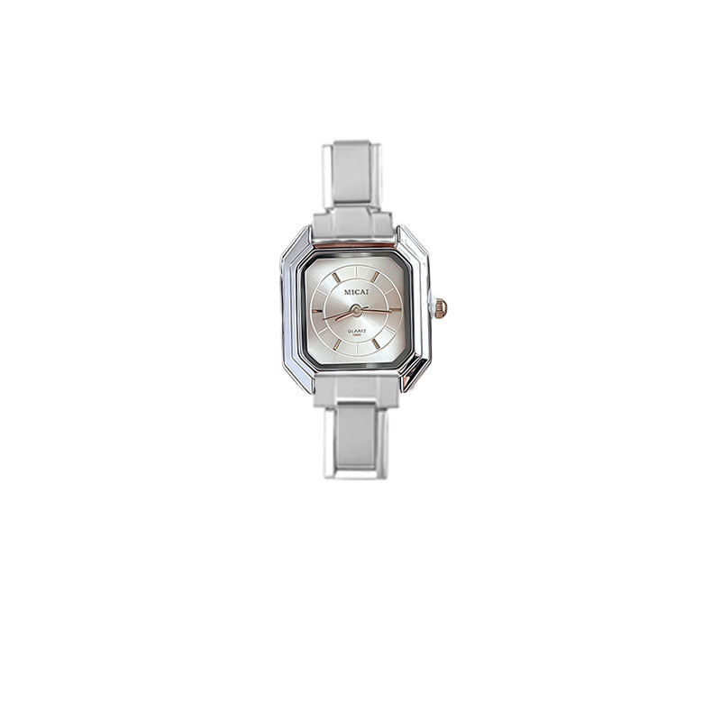 Wholesale Wine Red Square Modular DIY Quartz Watch for Women Fashion Accessory Gift