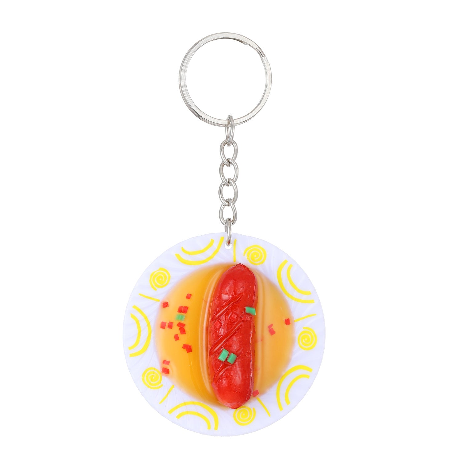 Wholesale Funny Donut Earrings Set For Women White Plastic Resin Party Gift Boutique Resale