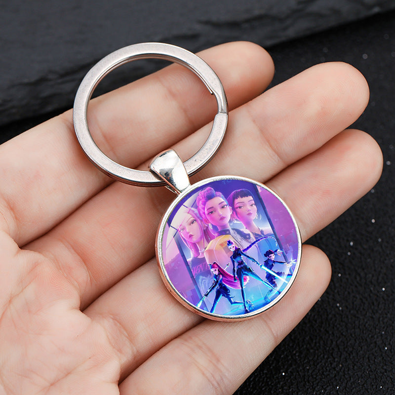 Wholesale kpop cartoon anime keychain