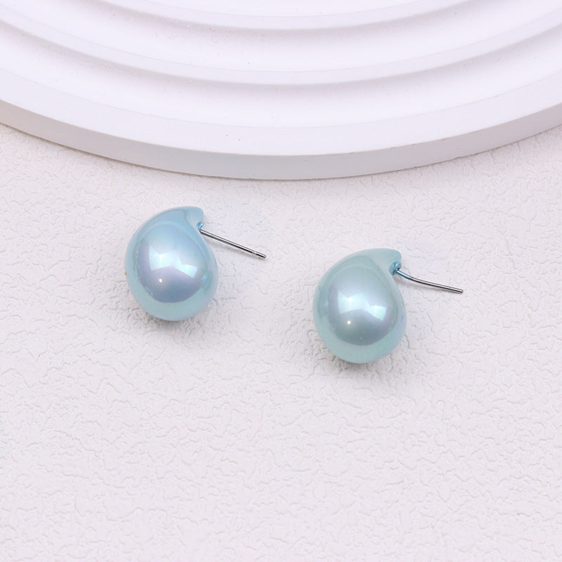 Wholesale Acrylic Glossy Water Drop Earrings ACC-ES-DA012