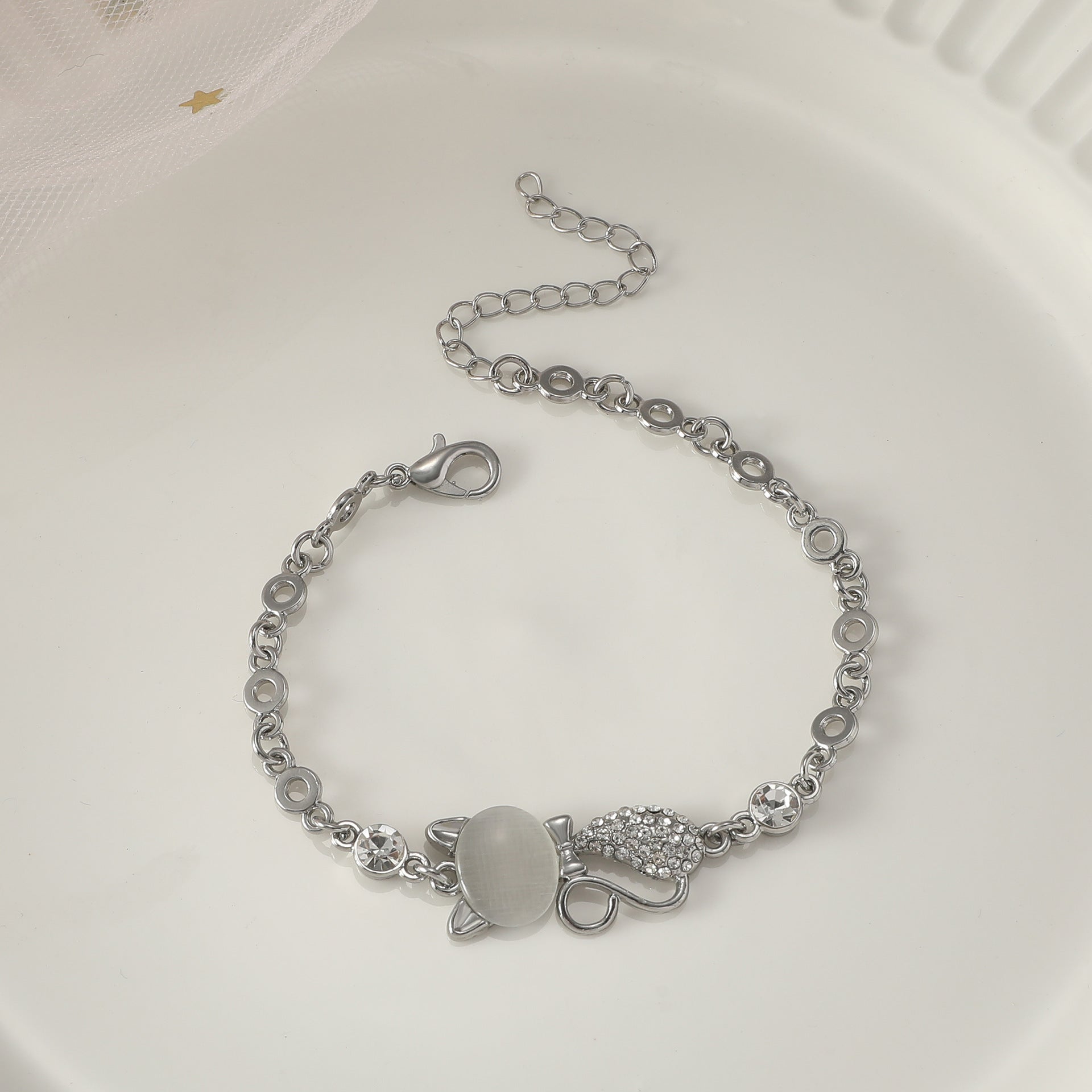 Wholesale Opal Cat Diamond Bracelet ACC-BT-MY005