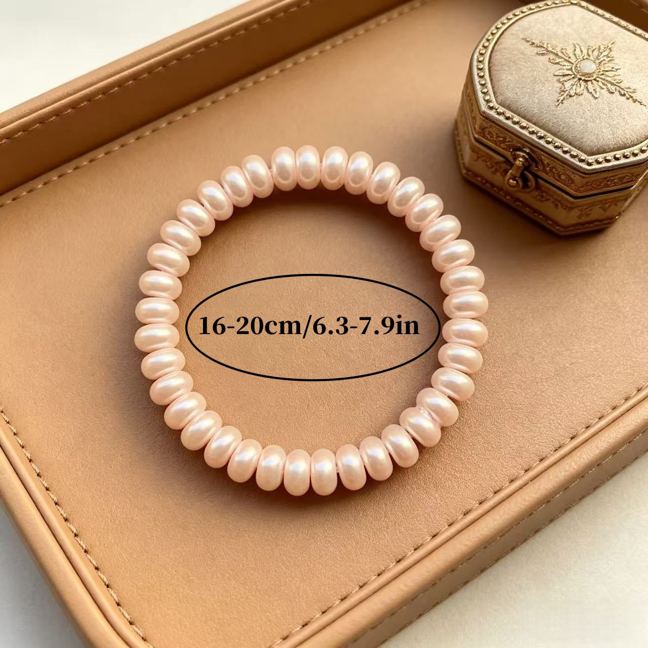 Wholesale Abacus Bead Natural Crystal Bracelet Geometric Beaded Jewelry Accessory Travel Souvenir Gift
