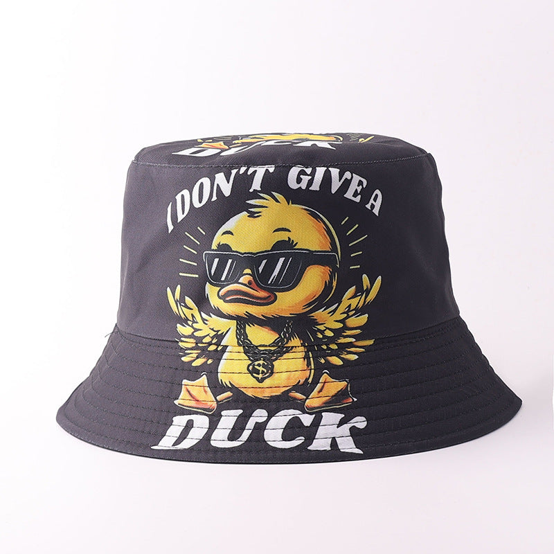 Wholesale Digital Print Yellow Duck Bucket Hat Fashion Party Accessory Gift