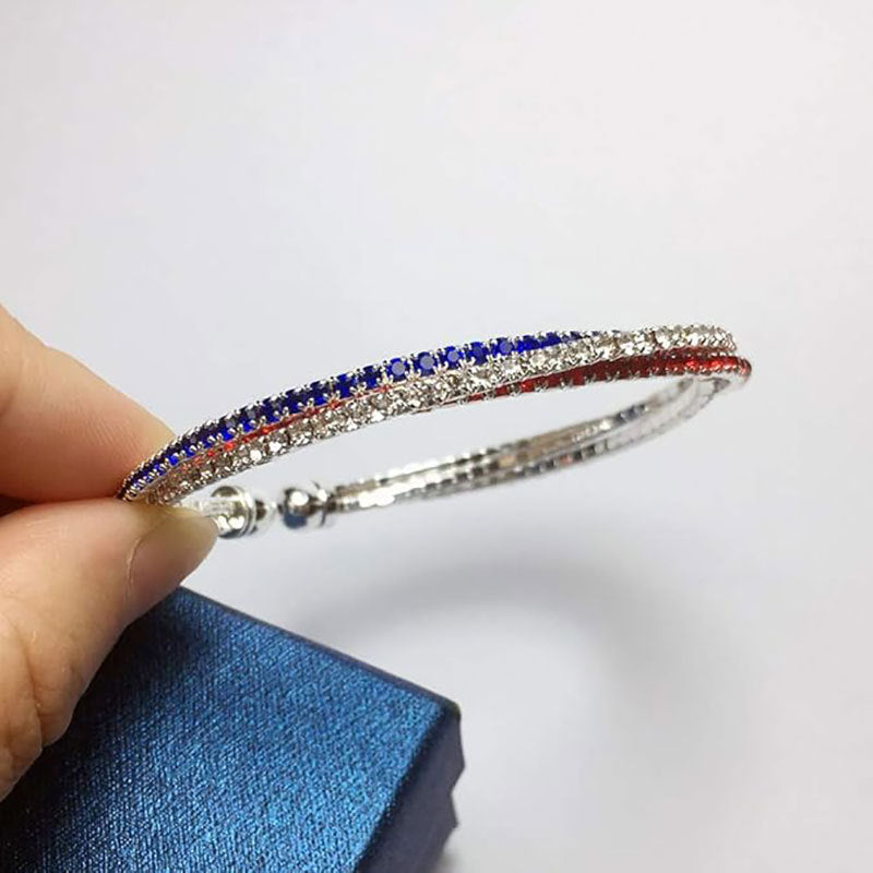 Wholesale  Independence Day Tricolor Bracelet