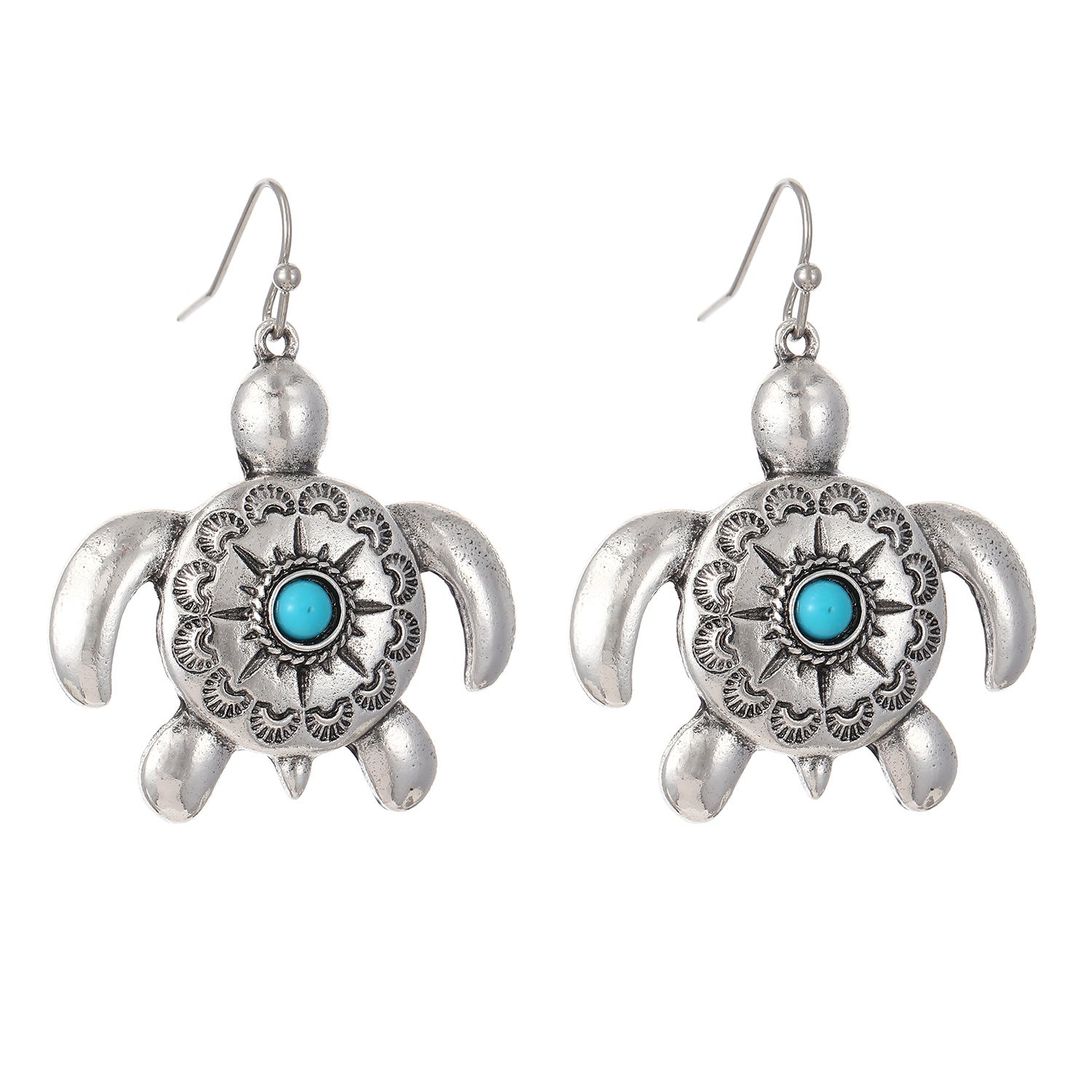 Wholesale Alloy turtle dolphin octopus starfish and flower earrings