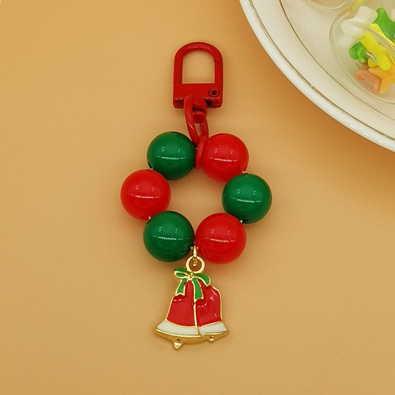 Wholesale Christmas Santa Claus Tree Letter Bell Snowflake Keychains ACC-KC-Haol003
