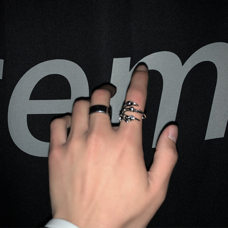 Wholesale Skull Claw Open Adjustable Ring ACC-RS-Niqi001