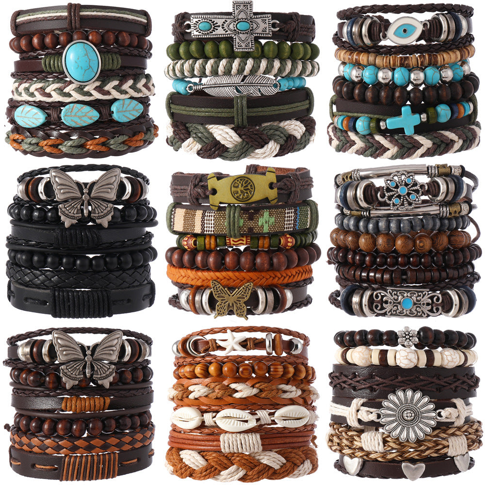 Wholesale Bohemian Beaded Multi-Layer Bracelet