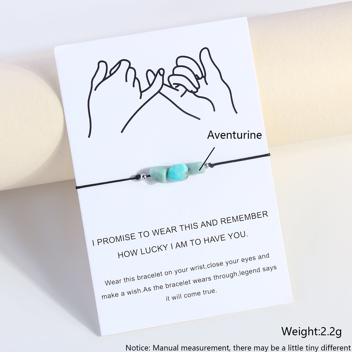 Wholesale Birthstone Bracelet Natural Stone Handwoven Adjustable Bracelet ACC-BT-HongMing006